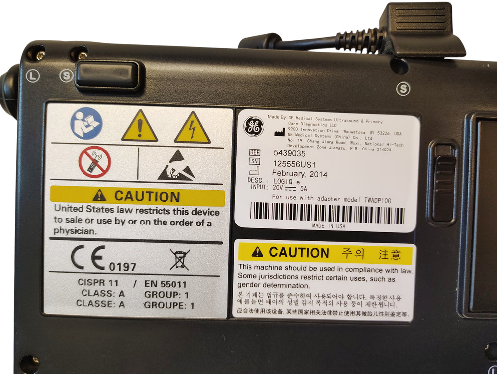 GE LOGIQ E Ultrasound System