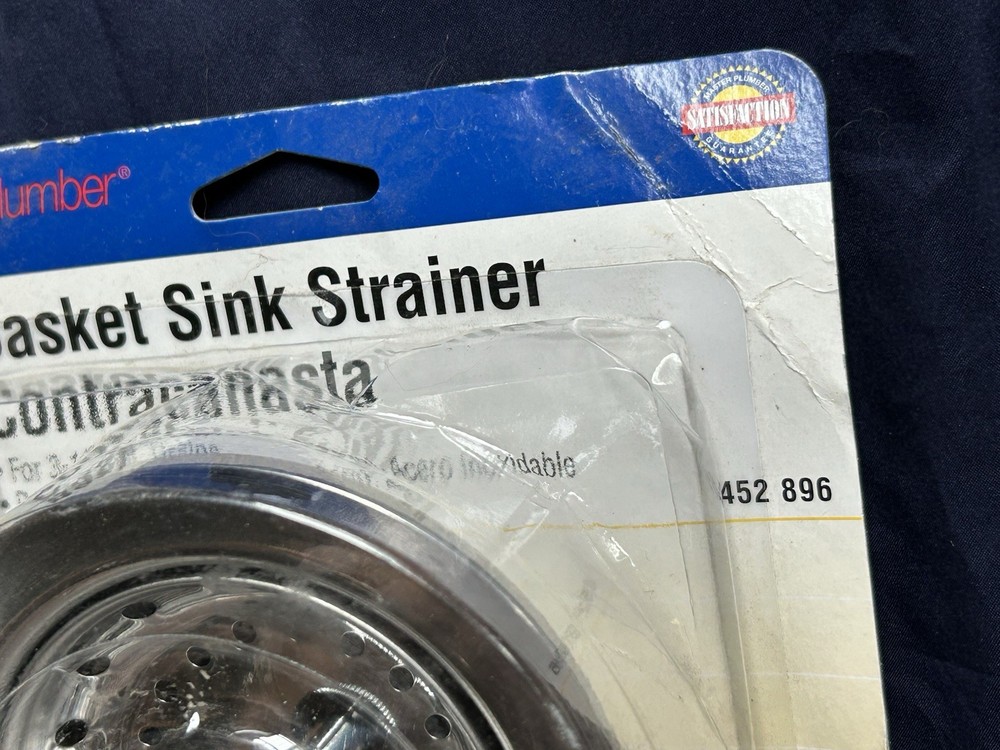 2-Master Plumber Basket Sink Strainers NOS