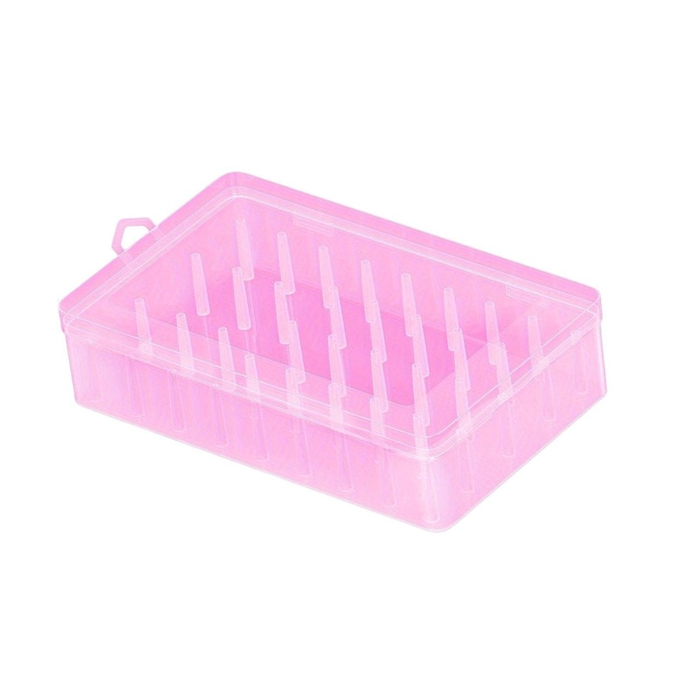 Sewing Thread Box Multipurpose Bobbins Storage Case for Household Embroidery