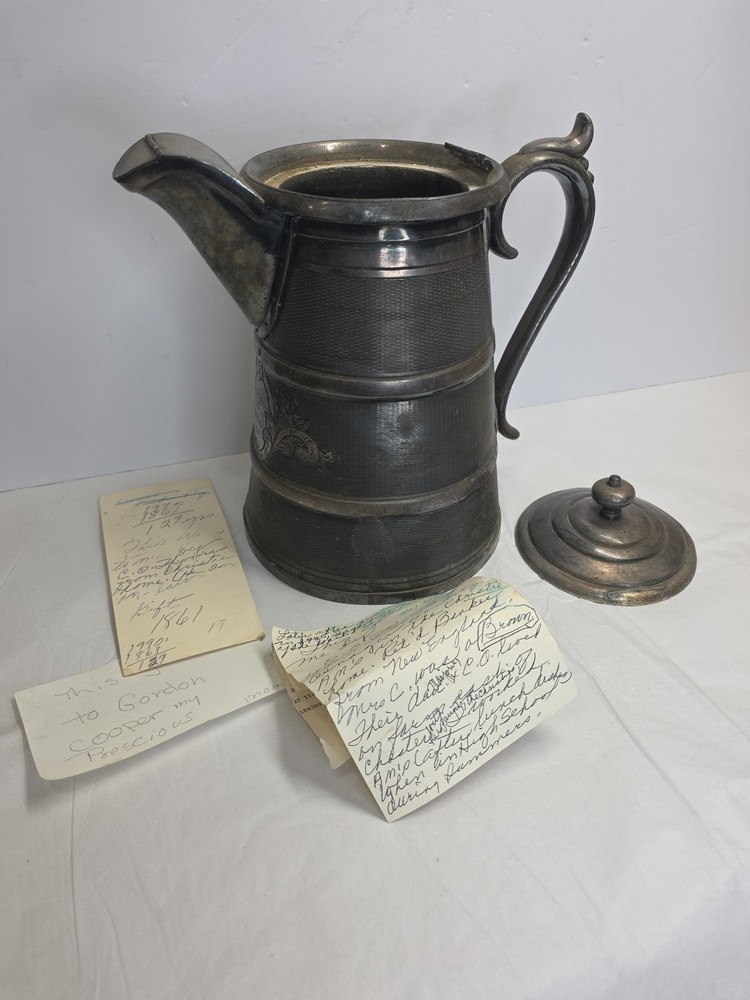 Meridan B. 1861 Double Wall Pitcher