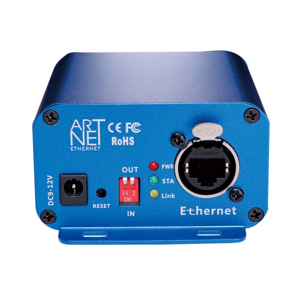 ArtNet To DMX Controller Bi-directional ArtNet DMX Ethernet Lighting Controller