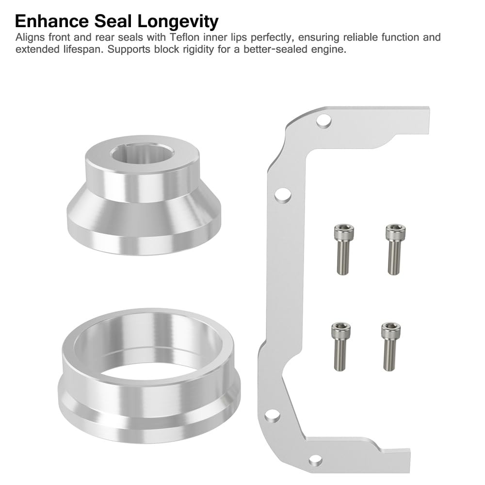 Moker LS Rear Main Seal Alignment Tool,Front Cover Tools & Silver