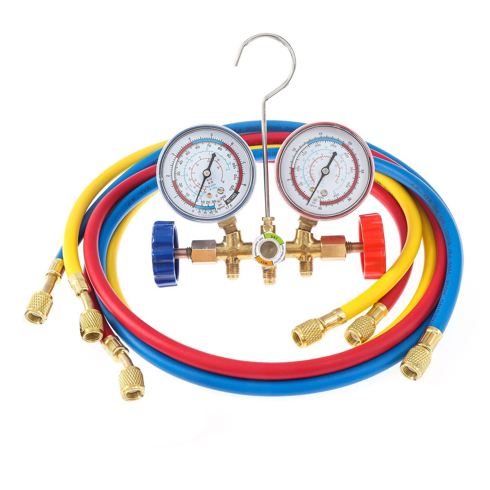Complete AC Diagnostic Charging Manifold Gauge Set Conditioner