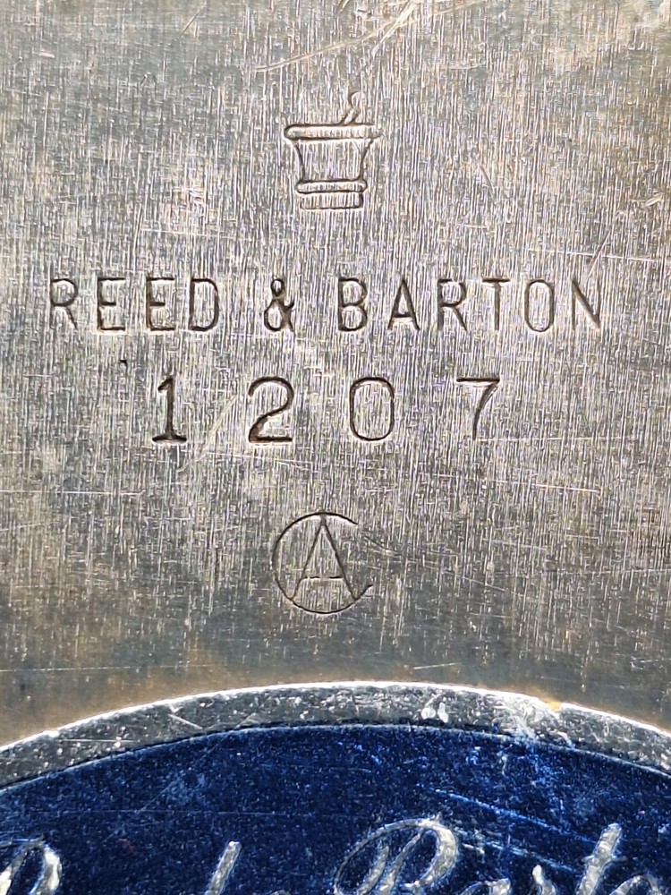 Vintage Reed & Barton Silverplate Hollowware Round Tray 10.5" #1207