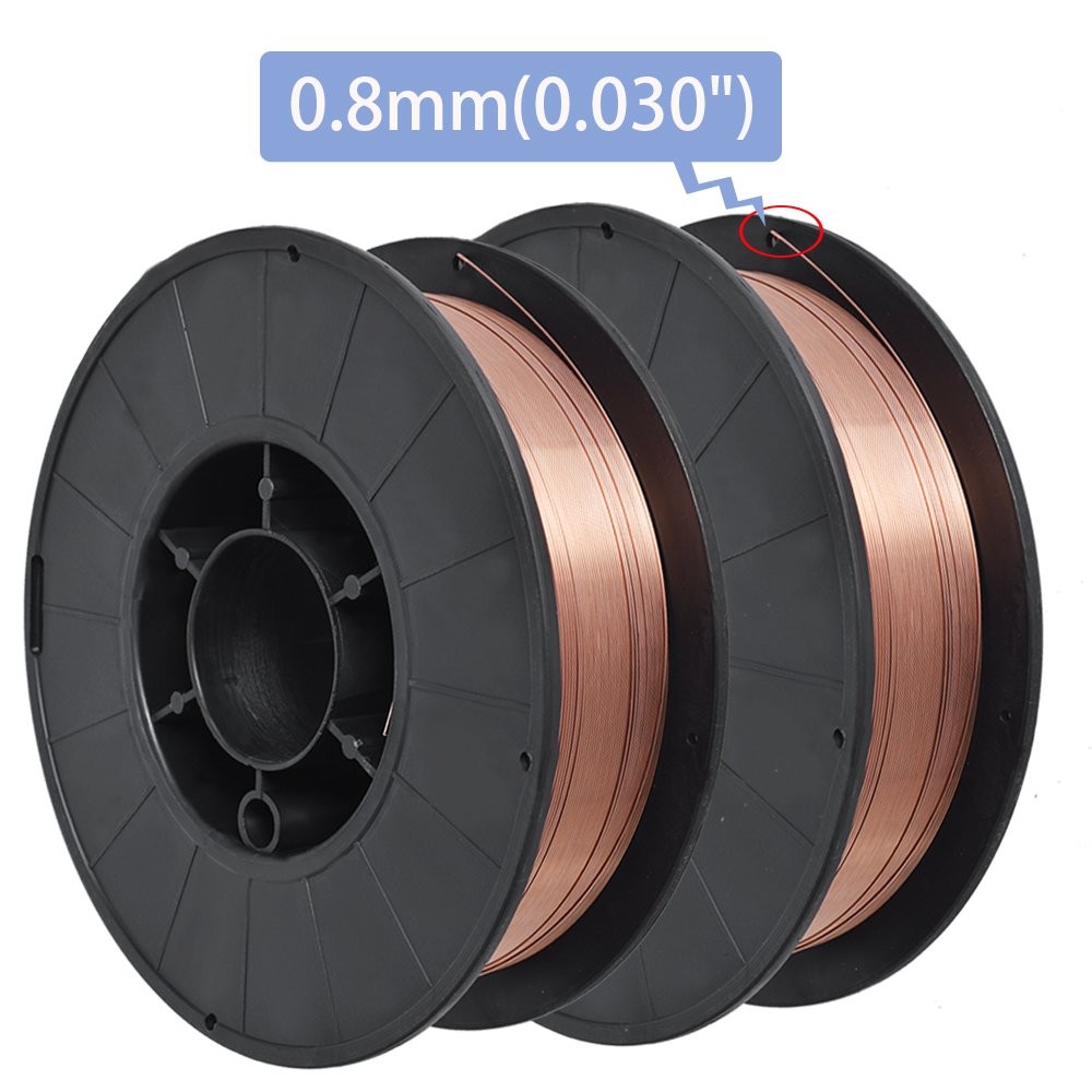 ER70S-6 .030" (0.8 mm) Mig Solid Welding Wire - 10 Lbs * 2 Rolls