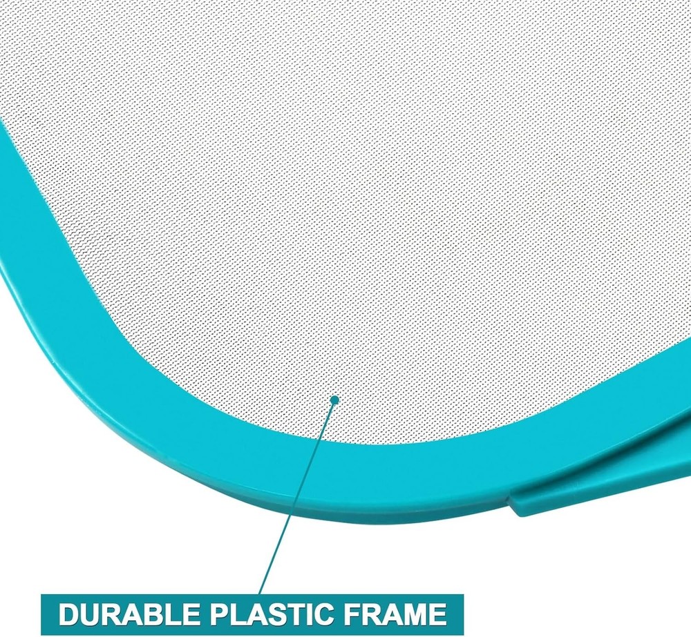 Pool Skimmer Net Without Pole 16.5x9.5 Fine Mesh Plastic Frame