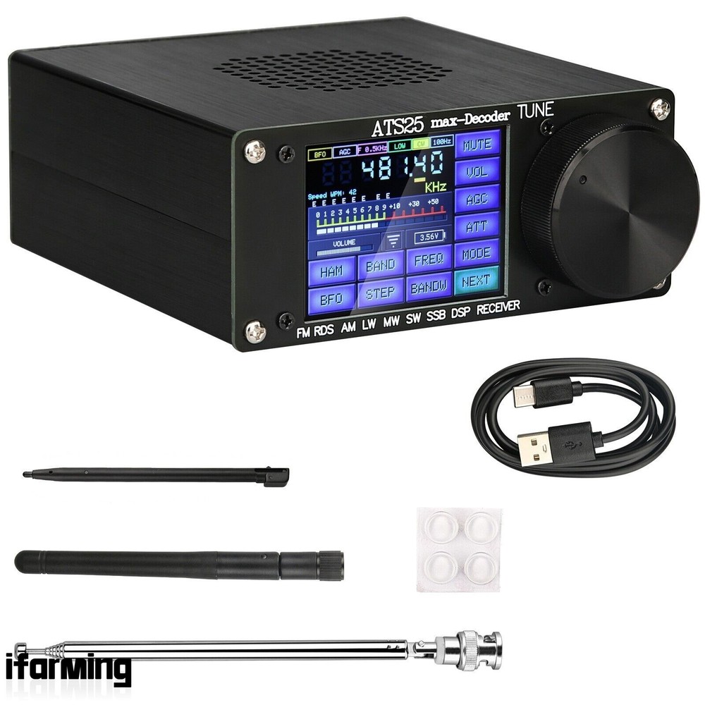 HamGeek ATS25max-Decoder Si4732 Full Band Radio Receiver DSP SW Official w/ Code