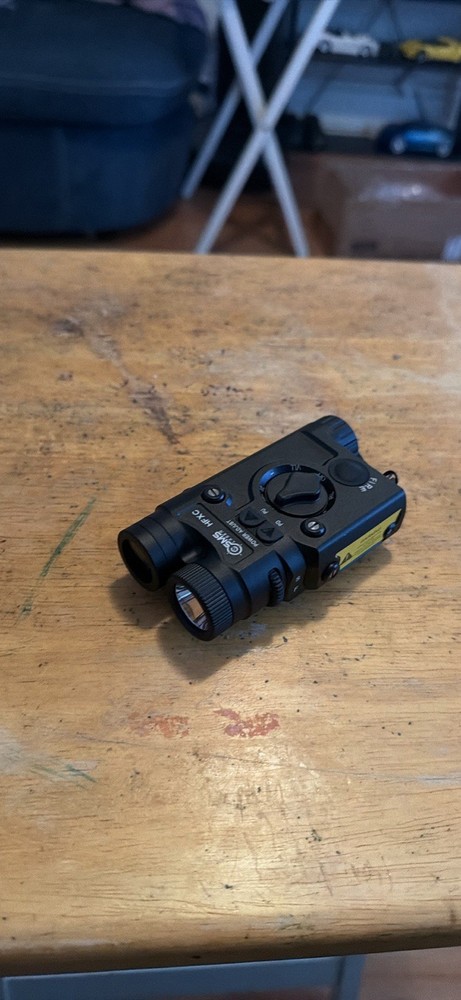 gun laser flashlight combo