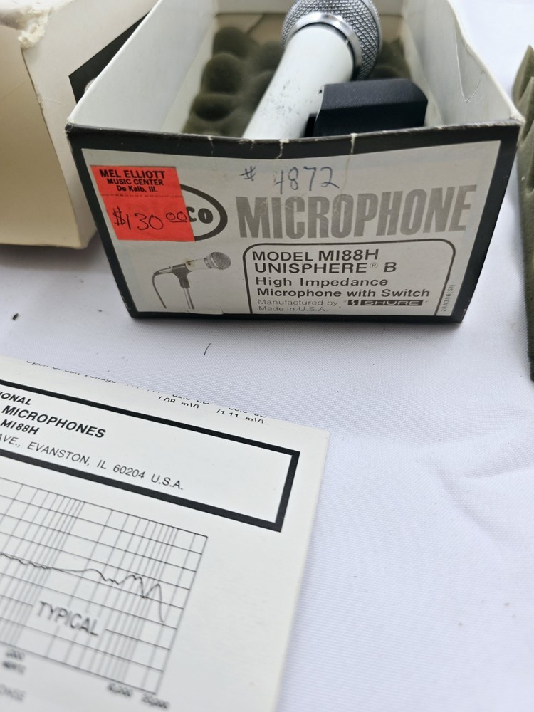 Vintage Shure M188H Microphone