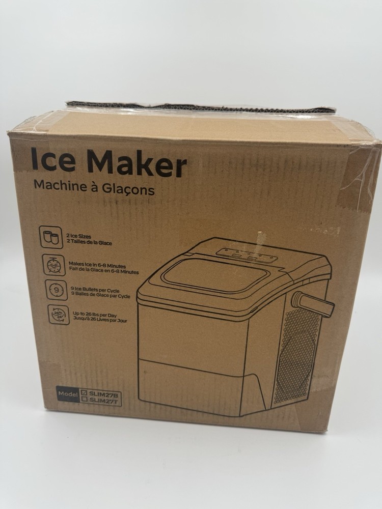 Countertop Ice Maker Machine – Model SLIM27B / SLIM27T