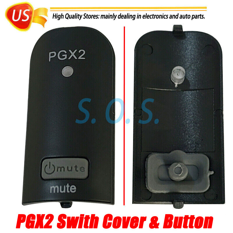 PGX2 For Shure Mic Microphone Wireless Control Switch Bezel Cover Shell & Button
