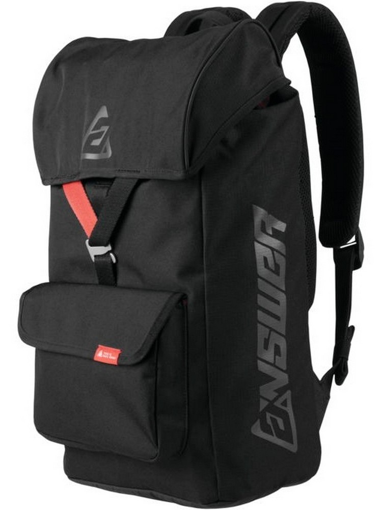 Answer Logo Backpack Black