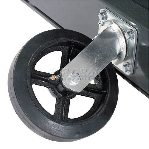 Platform Truck w/Steel Deck 8" Rubber Casters 60 x 30 2400 Lb. Capacity