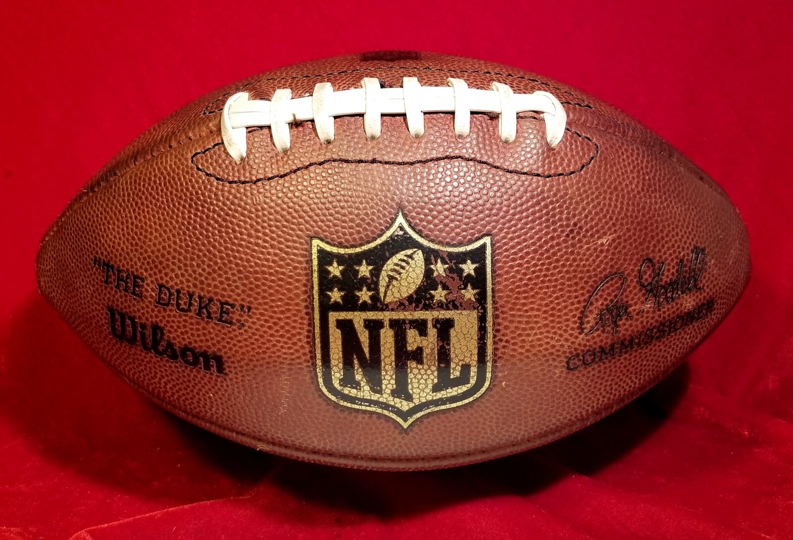 2012 Dallas Cowboys Team Game Football RARE NFL Duke Gamer Ball vtg