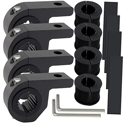 Motorcycle Bull Bar Mounting Bracket 4PCS Horizontal Light Mount 4pcs Mini