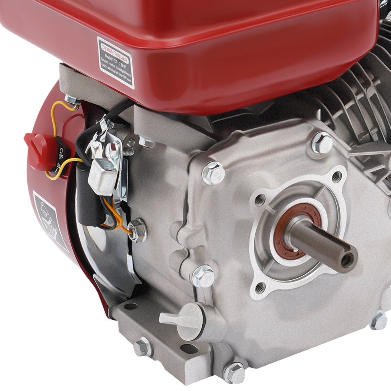 7.5HP Motor 4 Stroke Gas Powered Portable Engine 212cc Air Cooling Pull Start