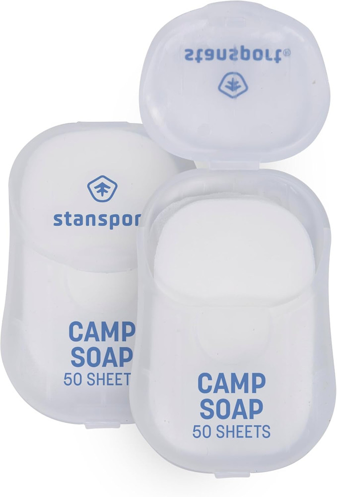 Camp Soap Sheets- 50 Counts (Pack of 2)
