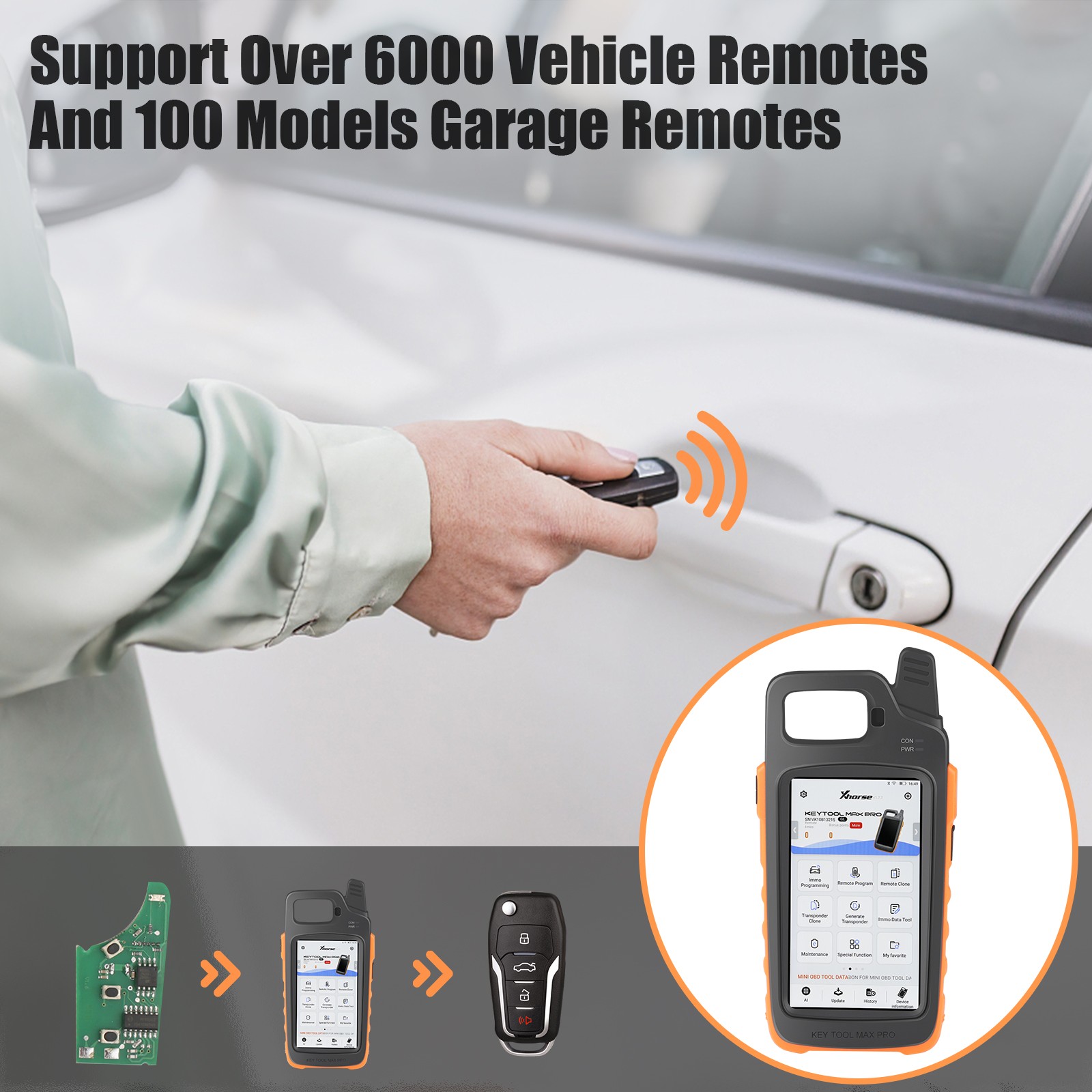 Xhorse VVDI Key Tool Max PRO Combines Key Tool Max and Mini OBD Tool Functions