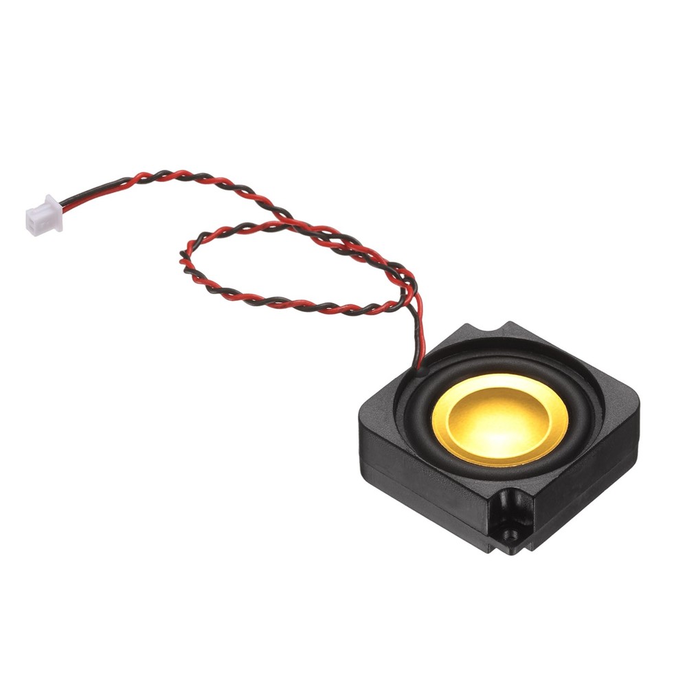 3W 4Ω Mini Speaker, 1PCS Full-Range Portable Micro Loudspeaker, Black Gold