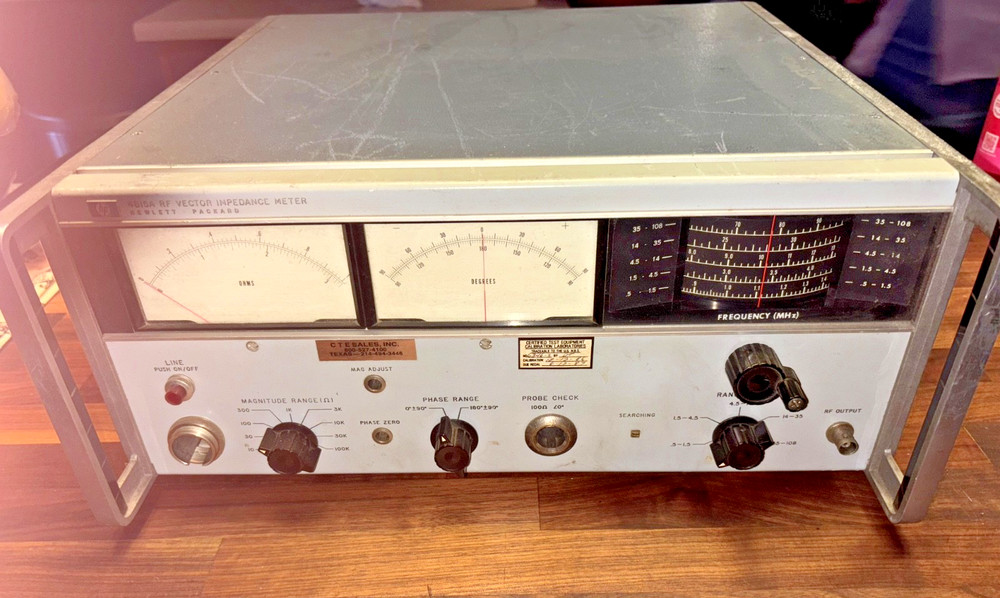 HP 4815A RF Vector Impedance Meter