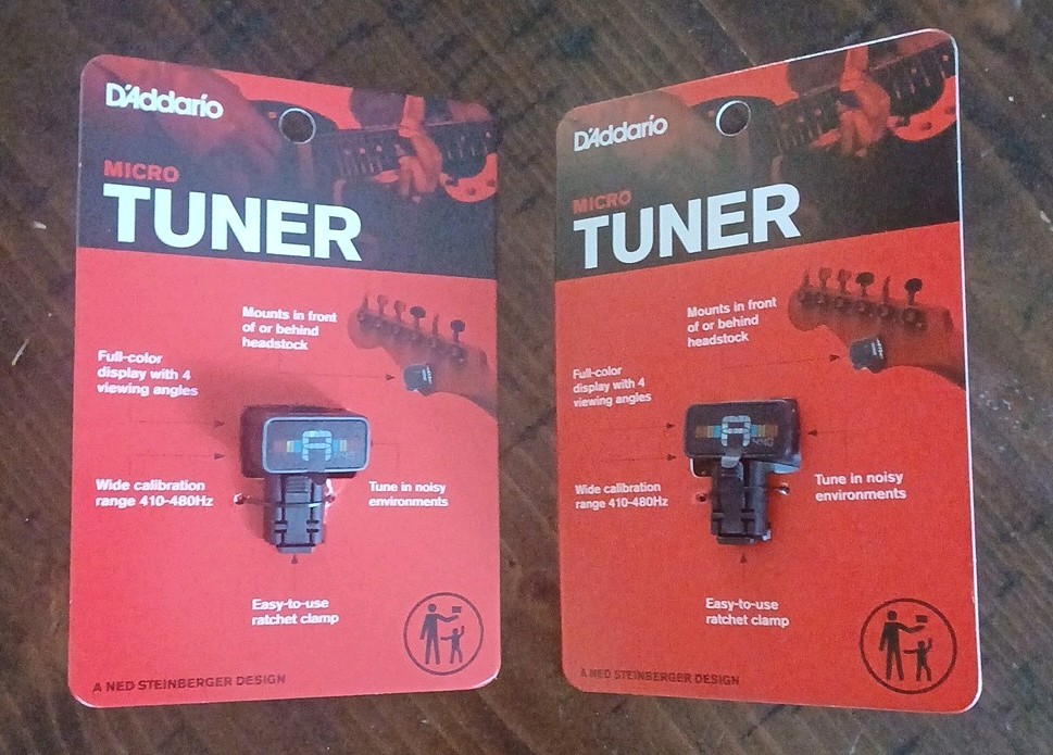 2 Micro Tuner - D'addario.