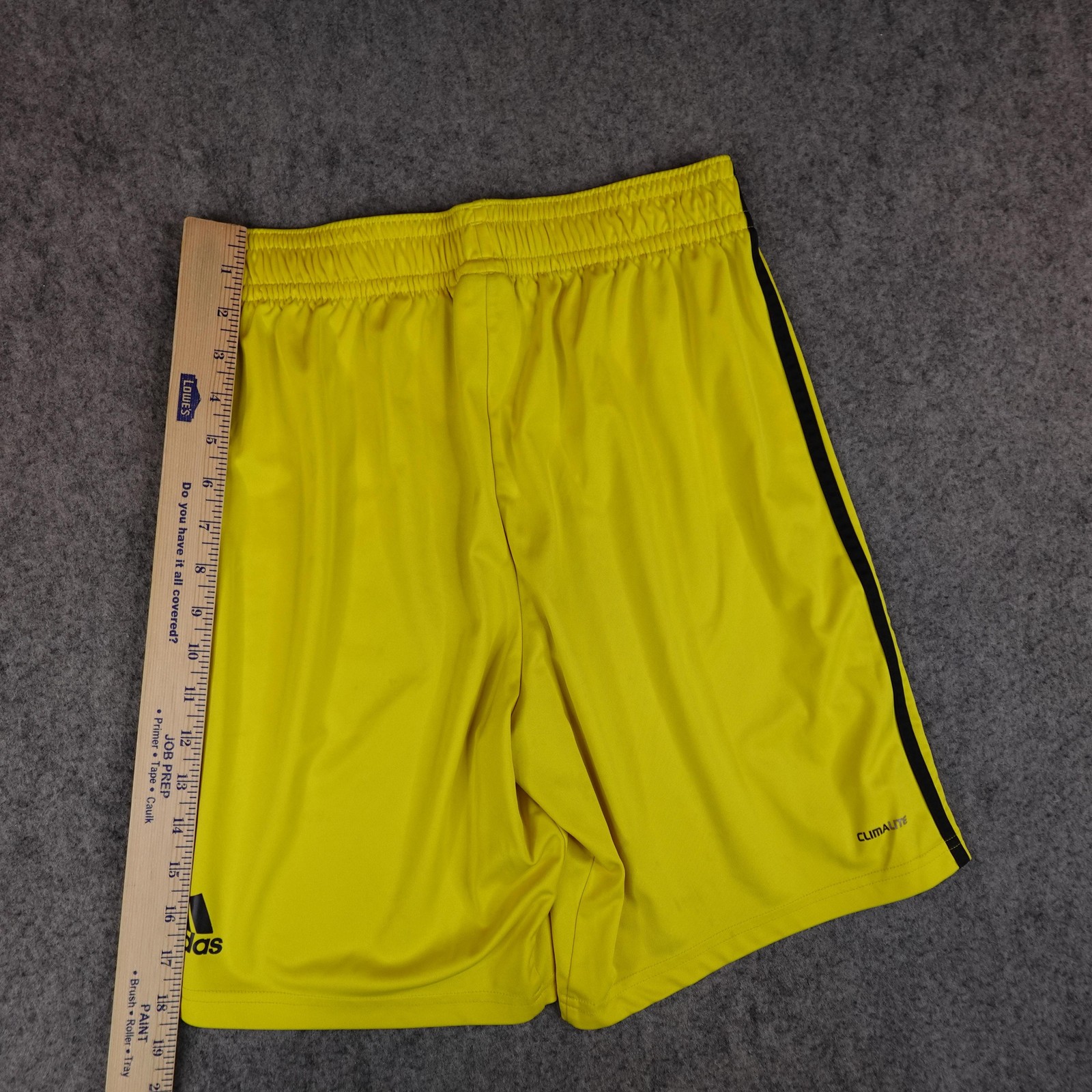 Columbus Crew Shorts Mens Medium Yellow MLS Soccer Adidas Climalite Training VTG