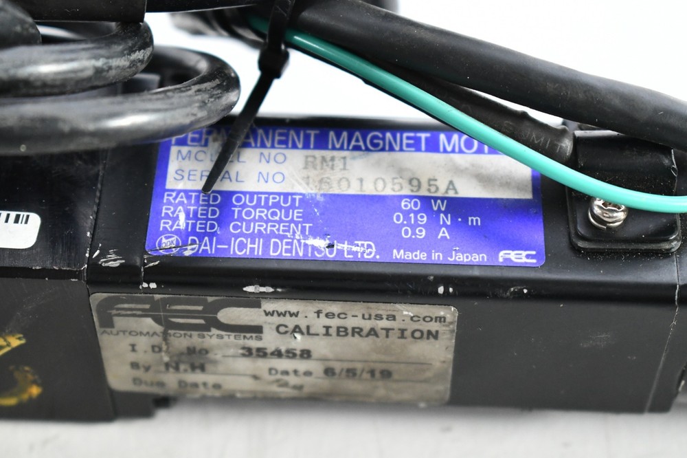FEC NFT-401RM1-A55 Servo Nutrunner RM1 Permanent Magnet Motor