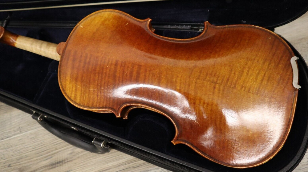 Otto Benjamin Art No. 155 4/4 Violin w/ Case &