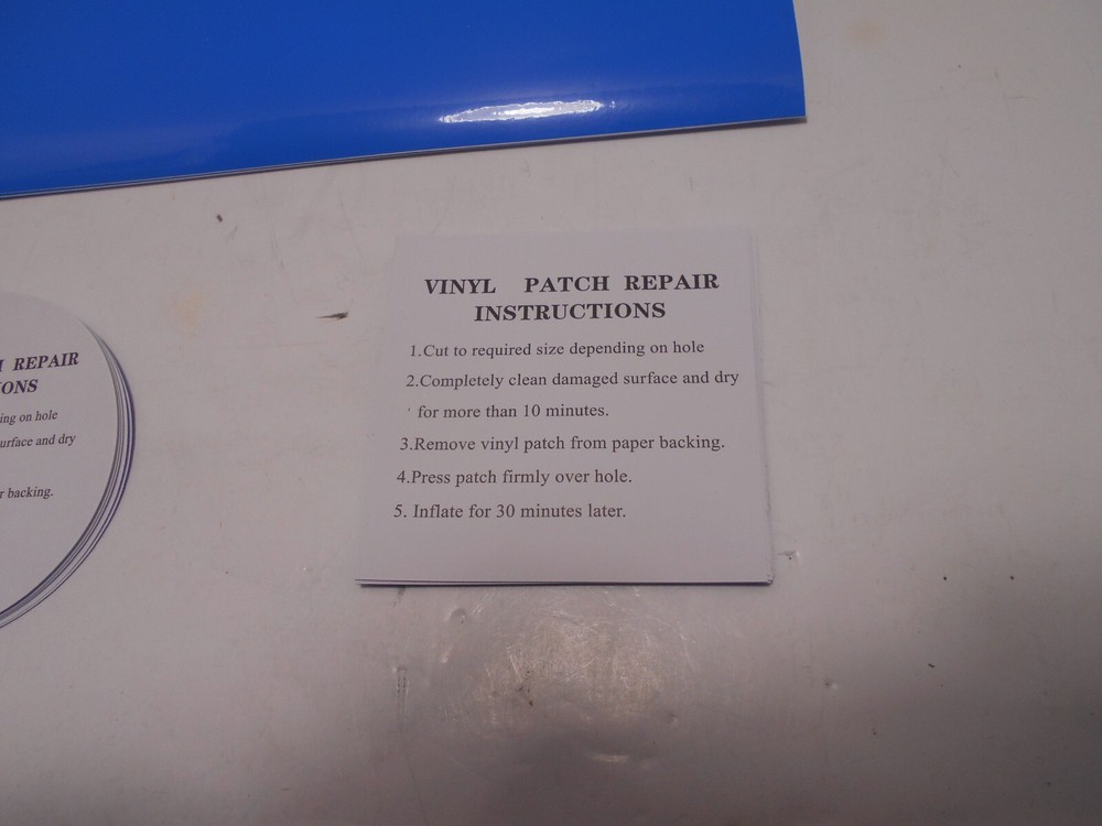 ASMPIO 30 Pieces Self-Adhesive PVC Repair Patch Vinyl Pool Patch