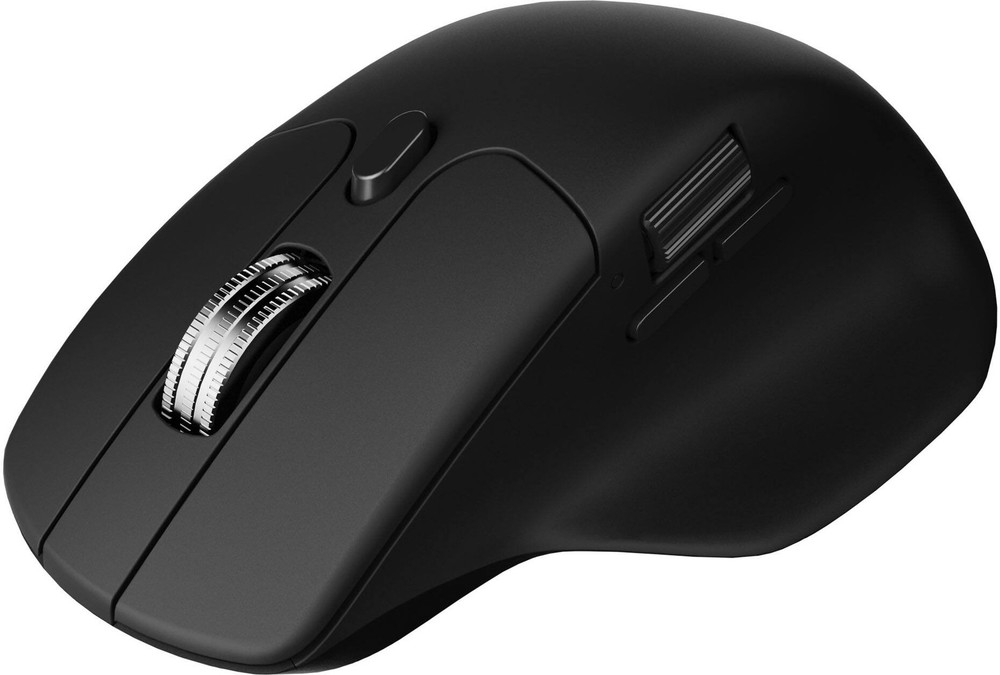 Keychron - M6 Ergonomic Wired & Wireless Laser Mouse w/ Macro Button & Fast-S...