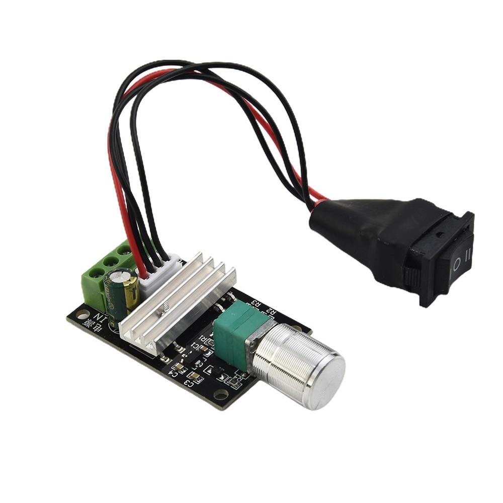 Switch Speed Controller Motor Regulator 6V 12V 24V 28V DC 3A For DC Motor