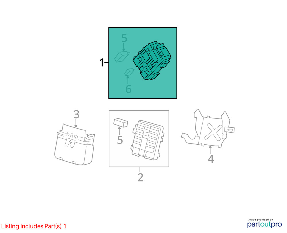 Body Wiring Junction Block 20813086
