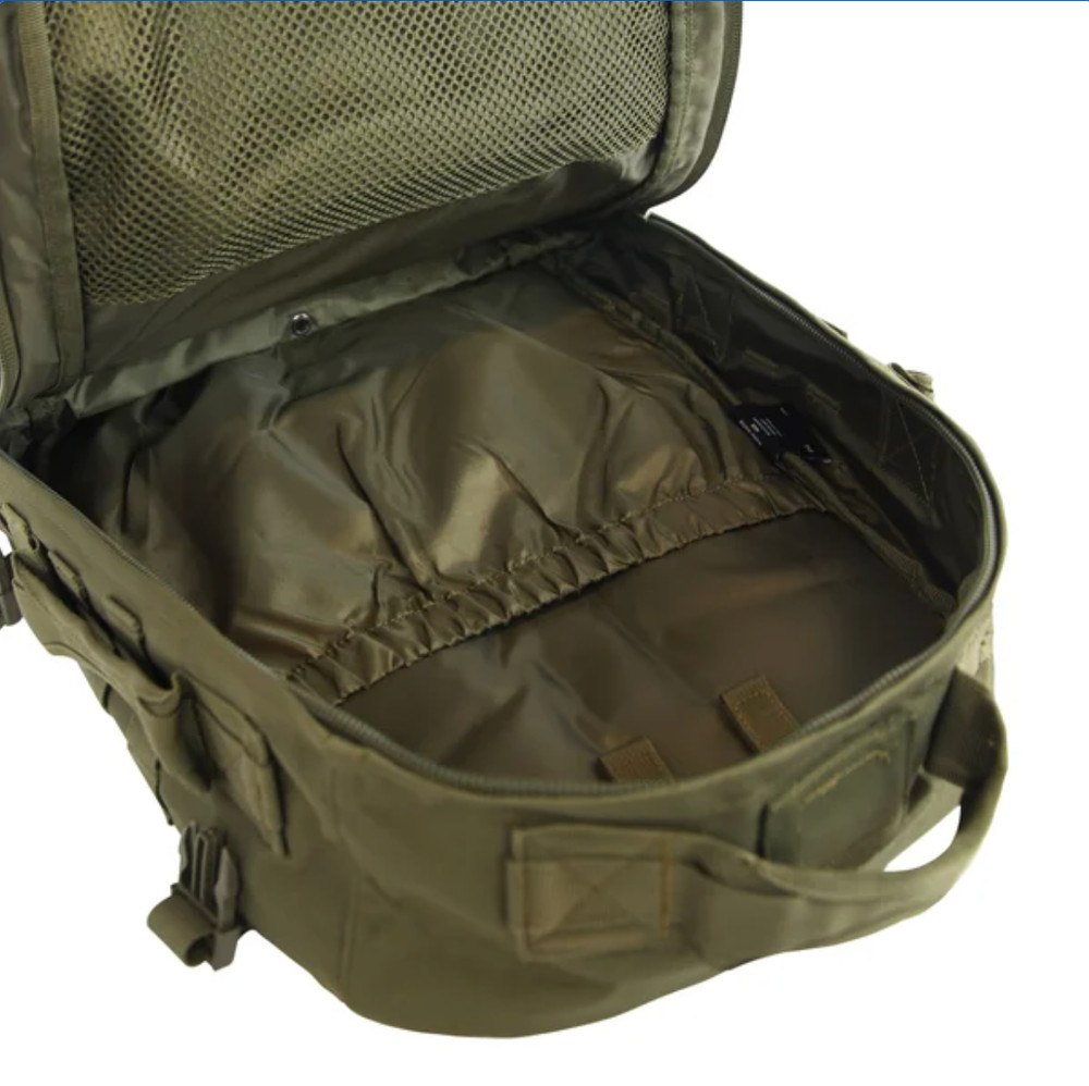 Highland Tactical Backpack Major Heavy Duty MOLLE WEB HOOK-LOOP, Army Green