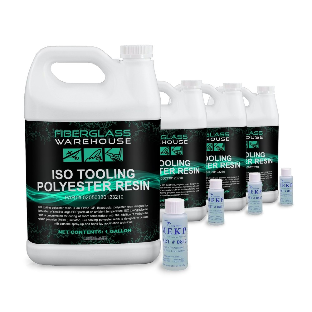 ISO Polyester Laminating Resin w/ catalyst (4 Gallon)