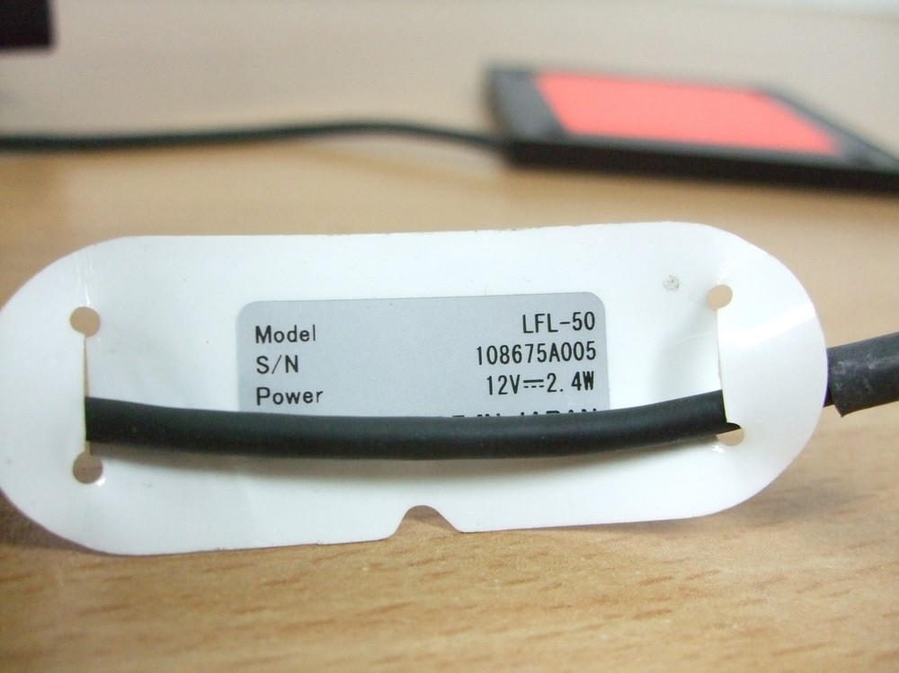 CCS PSB-1012-WW LED CONTROLLER LFL-50 FLAT RED LIGHT BACKLIGHT MACHINE VISION