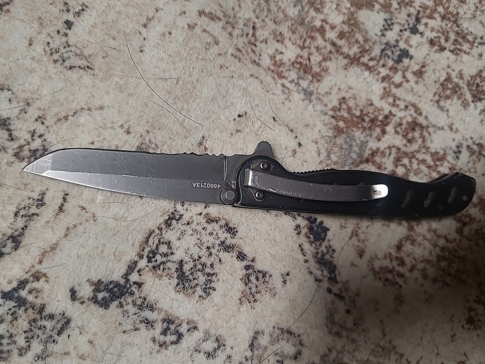 Gerber Evo Junior Titanium Pocket Knife Combo Edge Blade