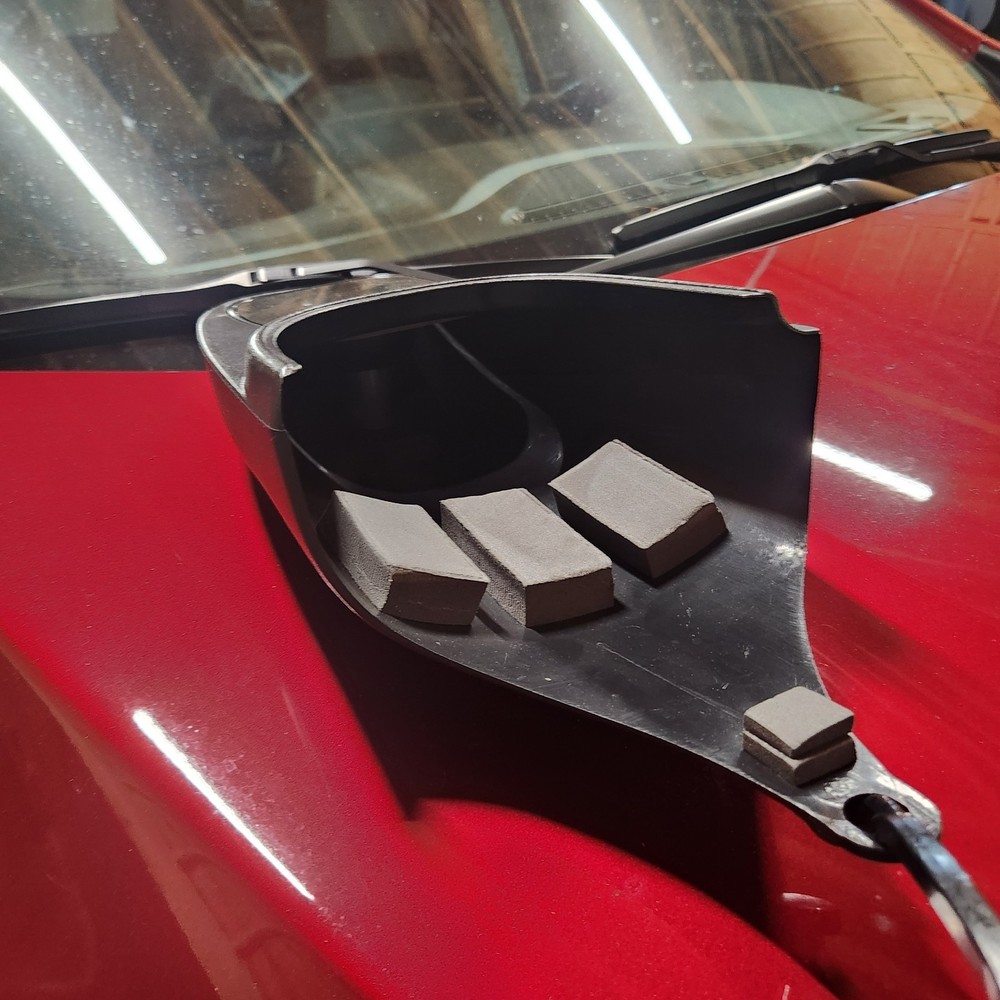 Removable towing mirrors for GMC Canyon, black