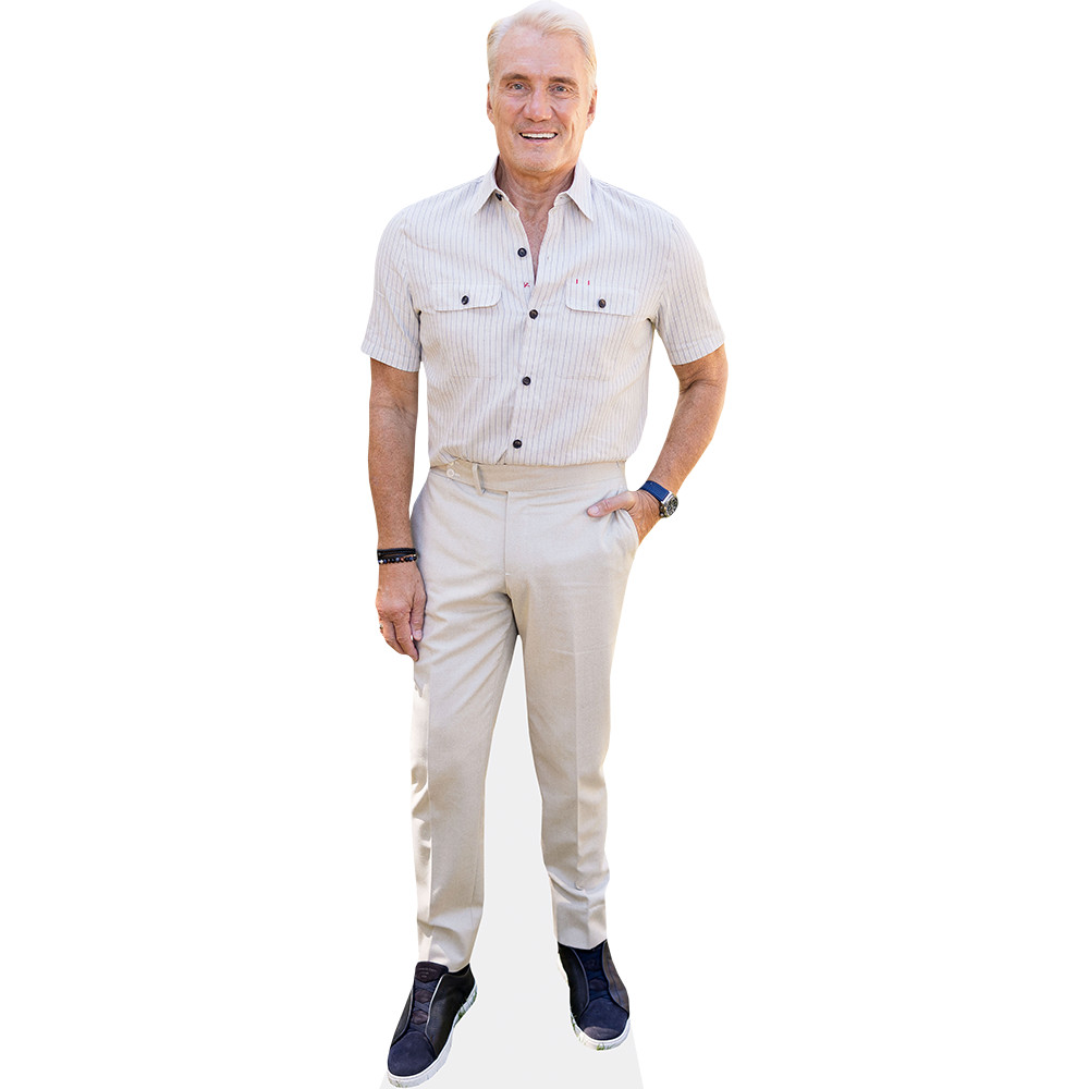 Dolph Lundgren (Smart Outfit) Mini Size Cutout