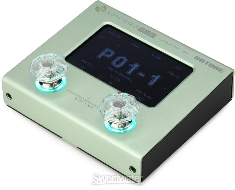 Hotone Ampero Mini Amp Modeler and Effects Processor - Matcha