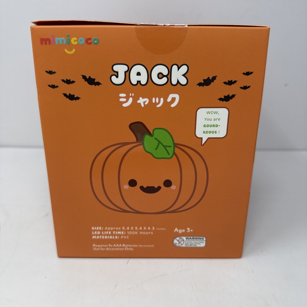 Moodlight Warm White Pumpkin Jack. Battery Powered