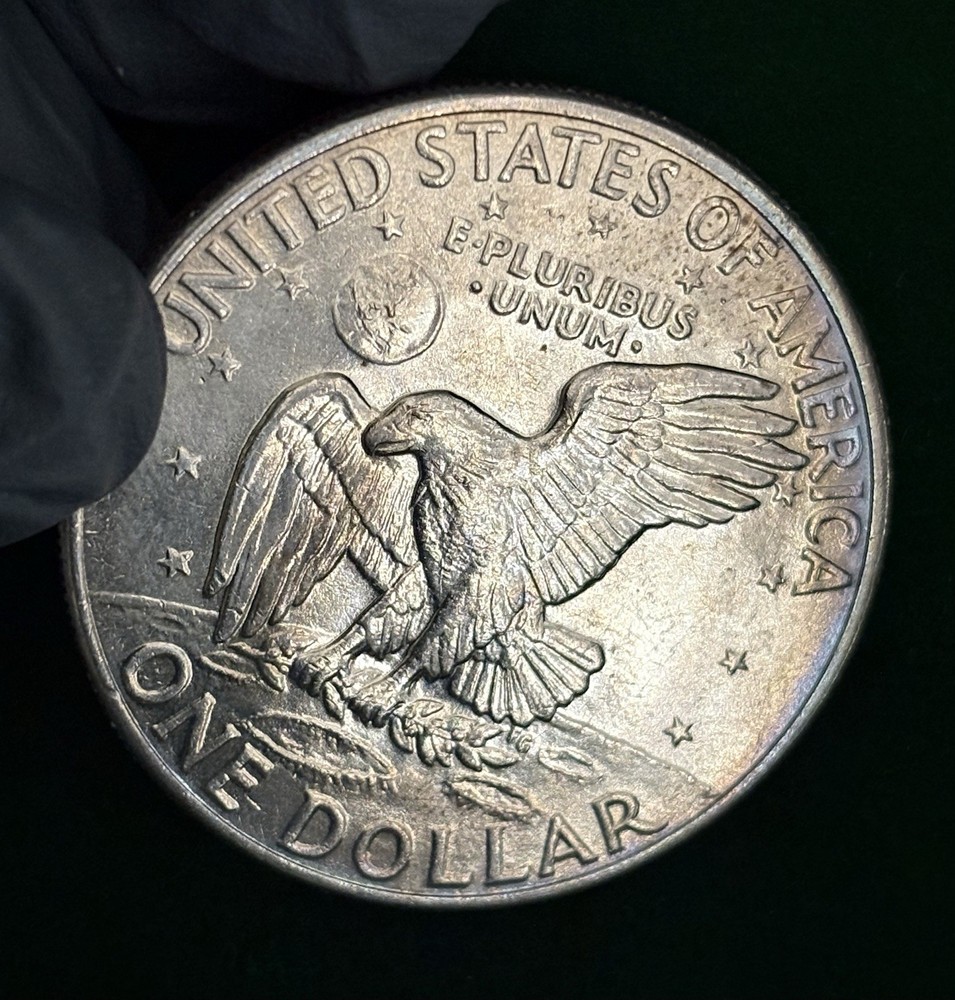 1972 D Eisenhower Dollar Uncirculated Toned