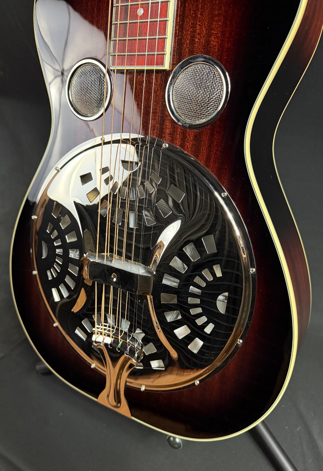 Recording King RR-36S-VS Maxwell Square Neck Resonator Guitar Vintage Sunburst