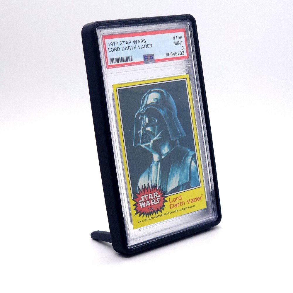 PSA Graded Card Display Frame With Foldable Stand - Black - 10 Pack