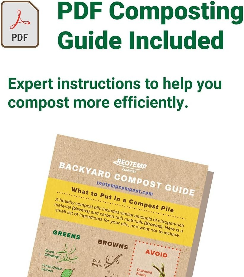 Stainless Steel Digital Compost Thermometer