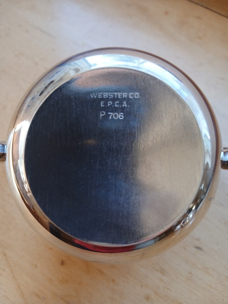 Antique Webster Co. Silver Plated Cream & Sugar Set