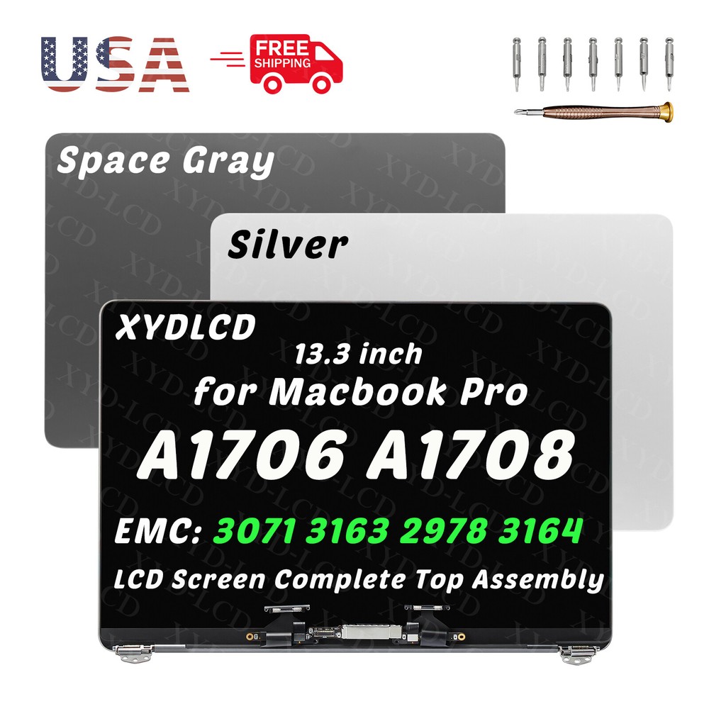 for MacBook Pro A1706 A1708 Late 2016 Mid 2017 LCD Screen Compatible Assembly A+