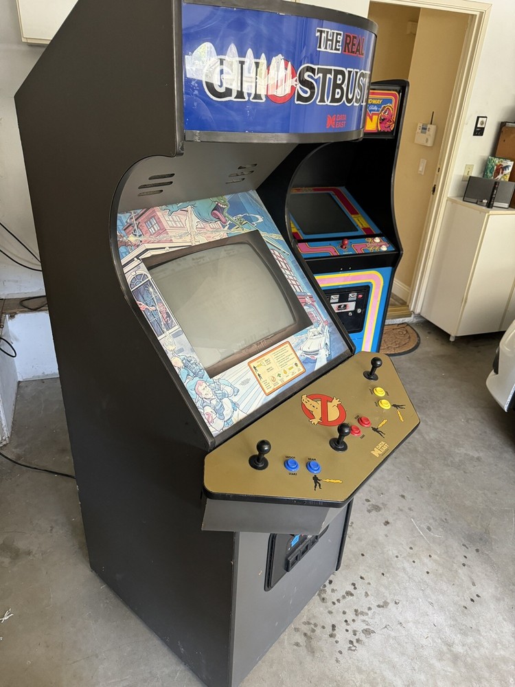 THE REAL GHOSTBUSTERS ARCADE MACHINE DATA EAST 1987 (Excellent) *RARE DEDICATED