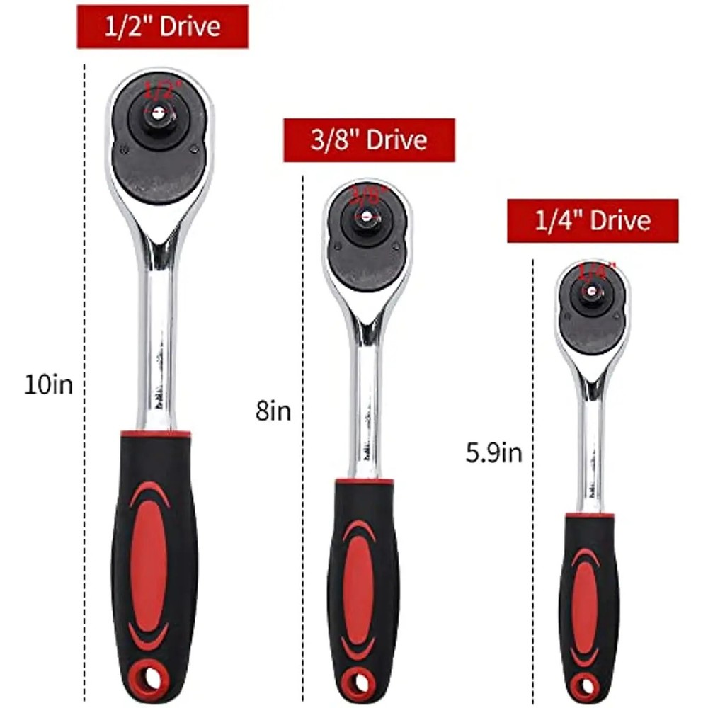Professional Heavy Duty Ratchet Handle Reversible Socket Wrench