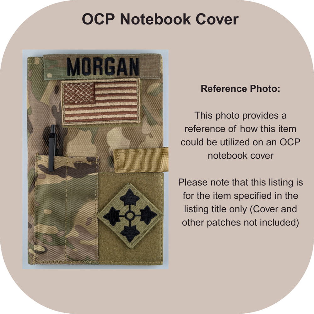 American Flag Patch - Subdued Desert Sand Tan - Hook Fastener - Tactical Patch