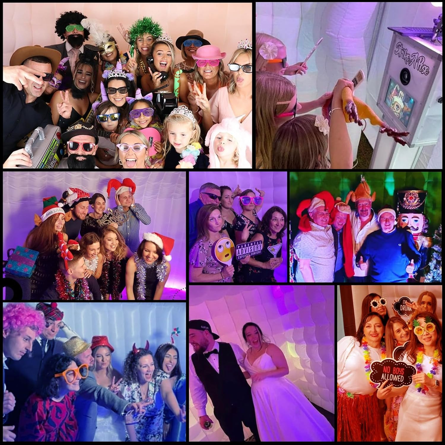Inflatable Photo Booth, Portable Photo Booth Enclosure Tent for Weddings Parties